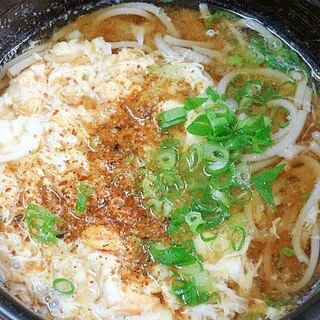 温か蕎麦の季節ですね♪　「卵とじ蕎麦」